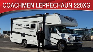 A preview image of the linked video showcasing 2025 Coachmen Leprechaun 220XG