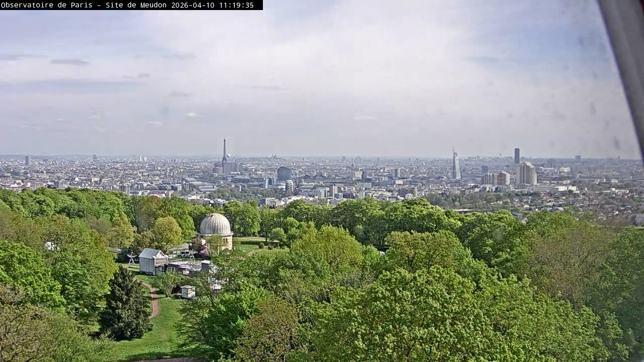 Live webcam view of Horizonte de París desde Meudon