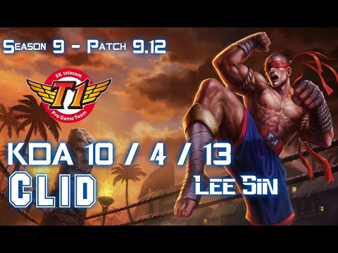 SKT T1 Clid LEE SIN vs OLAF Jungle - Patch 9.12 KR Ranked