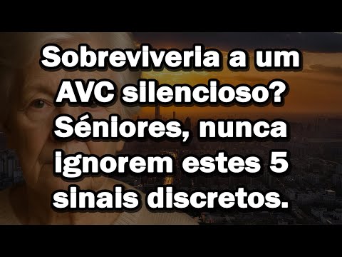 Sobreviveria a um AVC silencioso? Séniores, nunca ignorem estes 5 sinais discretos.