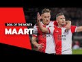 Wie maakte de MOOISTE in MAART? ? | Goal of the Month