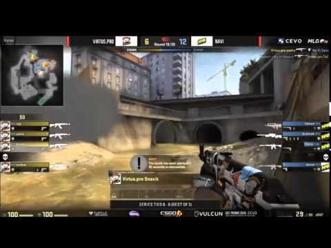 Pasha's Sick ACE With AK - Virtus.Pro vs Na'Vi 25.07.15