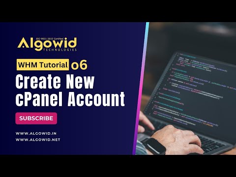 WHM Guide 6   Create New cPanel Account