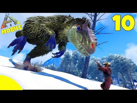 "Taming a Yutyrannus in ARK Mobile Ultimate Edition! | Fear Roar & Buffs Explained"