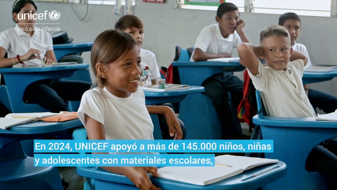 UNICEF contribuye con la continuidad educativa en escuelas del país