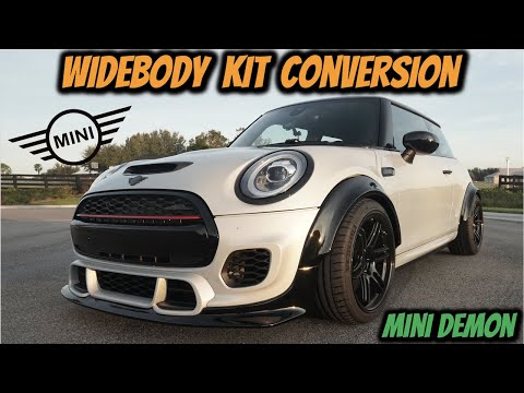 Mini Cooper JCW Widebody Kit Conversion // Demon Build
