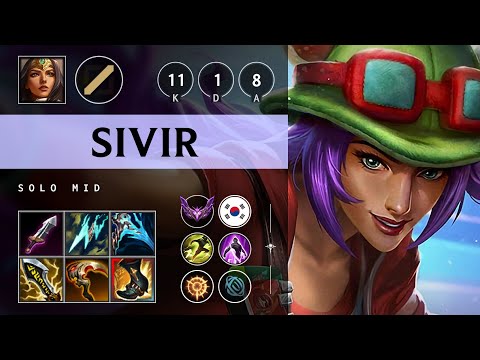 Sivir Mid vs Ahri - KR Master Patch 25.11