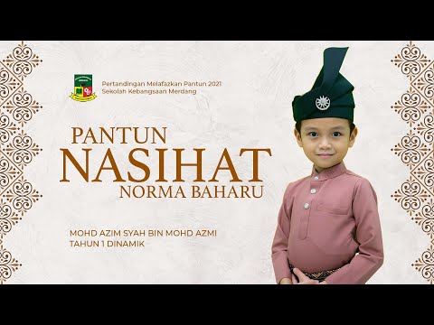 Pertandingan Pantun Tahun 1 Sempena Bulan Bahasa Tahun 2021 Sekolah Kebangsaan Merdang