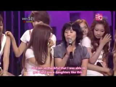 (SNSD crying) SeoHyuns mom and Tiffanys.3gp