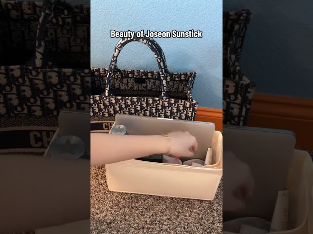 Vídeo relacionado con Organizador de bolso para libro Dior, organizador de bolsa de gran tamaño, grosor inferior 2008 gris oscuro-X grande