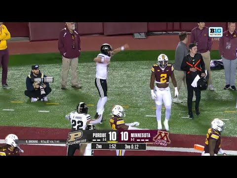 Ryan Browne with the QB Keeper vs. Minnesota | Purdue Football | 10/11/25