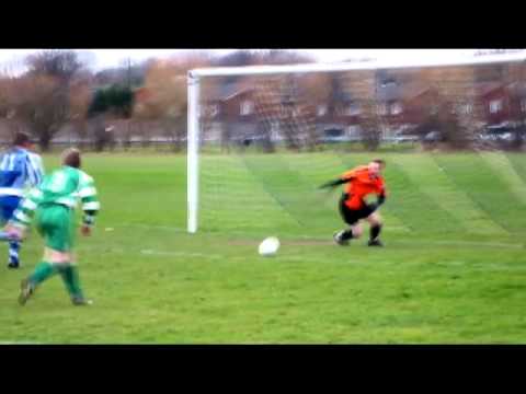 Carl Robinson saves a penalty