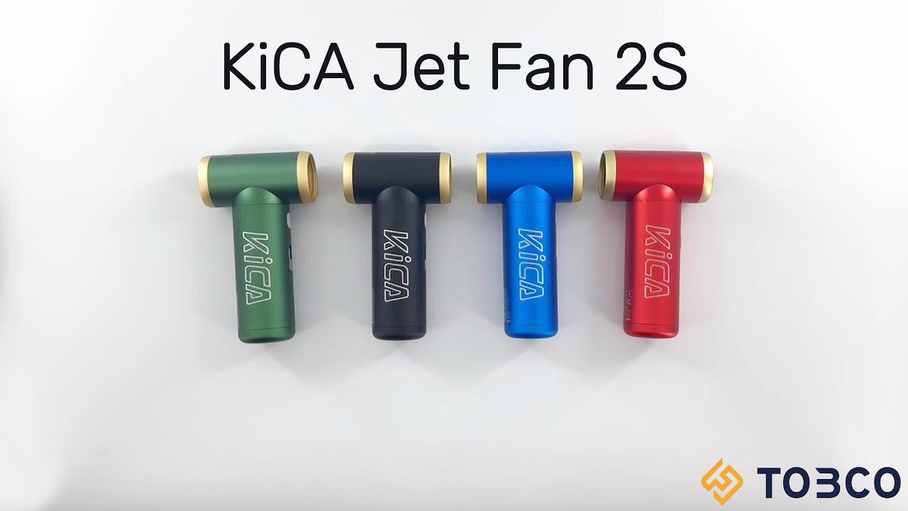 KiCA Jet Fan 2S Vacuum Kit mit Staubsaugadapter Schwarz
