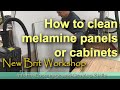 How To Clean Melamine Sheeting Or Cabinets