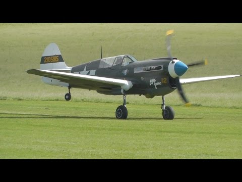 Curtiss P-40 Kittyhawk Awesome flight DEMO
