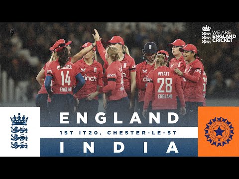 Glenn & Dunkley Star | Highlights - England v India | 1st Women's Vitality IT20 2022