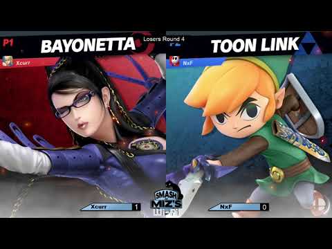 Smash @ Miz's WiFi 5 - NxF (Link, Toon Link) vs. Xcurr (Bayonetta) Losers Round 4