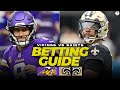 Vikings vs Saints Betting Preview: FREE expert picks, props [NFL Week 4] | CBS Sports HQ