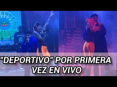 ÁLVARO DÍAZ Y CAZZU CANTAN POR PRIMERA VEZ "DEPORTIVO" EN VIVO
