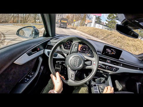2016 Audi A4 S Line B9 [2.0 TDI 150HP] |0-100| POV Test Drive #1111 Joe Black