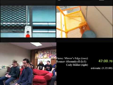 Mirror's Edge (Race) gameplay speedrun