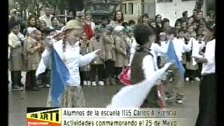 preview picture of video 'Celebraciones del 25 de Mayo en Laguna Paiva Alumnos Escuela 1135.wmv'