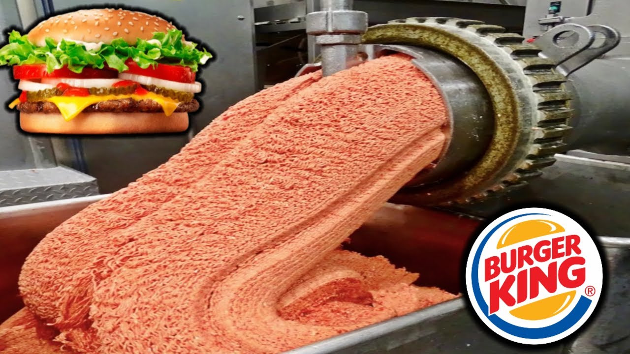 COMO se HACEN las HAMBURGUESAS del BURGER KING🍔