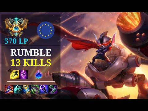 Rumble Top vs Sylas - 13 kills - Mastopapi EUW Challenger (570 LP) Patch 11.5
