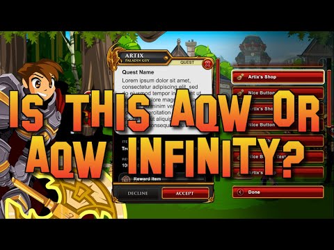 AQW Infinity Will Have NEW Combat System! RARE Limited Time Dragon Pet For AQWorlds!