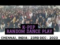 K-Pop Random Dance Play at the K-Fest 23 in Chennai - India  on 23rd Dec 23