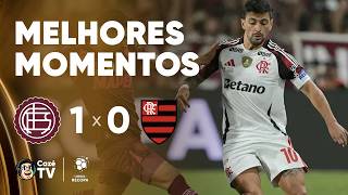 MELHORES MOMENTOS: LANÚS 1 X 0 FLAMENGO | RECOPA SUL-AMERICANA | JOGO DE IDA