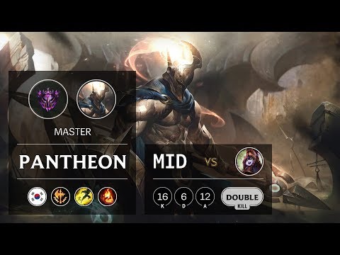 Pantheon Mid vs Lulu - KR Master Patch 9.18
