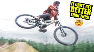 RIDING MY NEW DOWNHILL BIKE COULDN'T GET ANY BETTER!