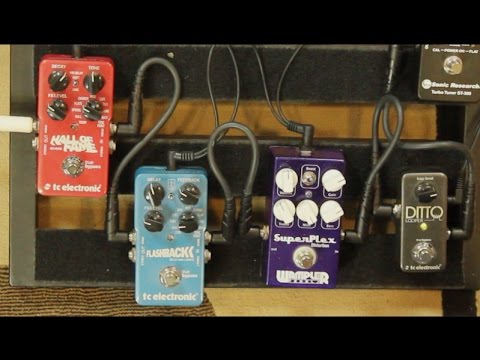 Where to put a looper pedal on a pedal board