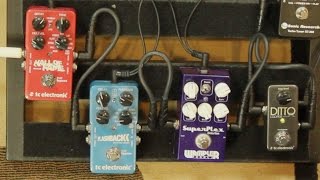 Where to put a looper pedal on a pedal board