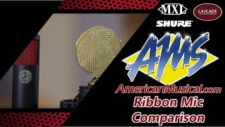 Video thumbnail for Ribbon Mic Comparison - American Musical Supply by American Musical Supply