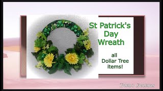 Quick & Easy Wreath For St  Patrick's Day