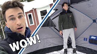 WOW! - Ma Nouvelle Tente Pour La Pêche Sur GLACE! (Otter Vortex Pro Lodge)