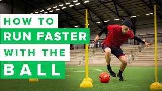 LEARN TO RUN FASTER WITH THE FOOTBALL | how to improve your speed