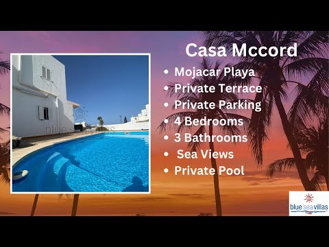 BSV-Casa Mccord, Holiday Rental in Mojacar Playa