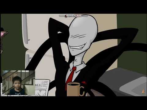 reacting to DEATH OF NYAN CAT 4 | Slender Man VS Nyan Cat