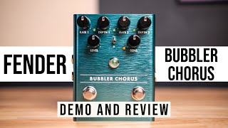Video thumbnail for Fender Bubbler Analog Chorus Pedal Demo & Review by The Gear Cage