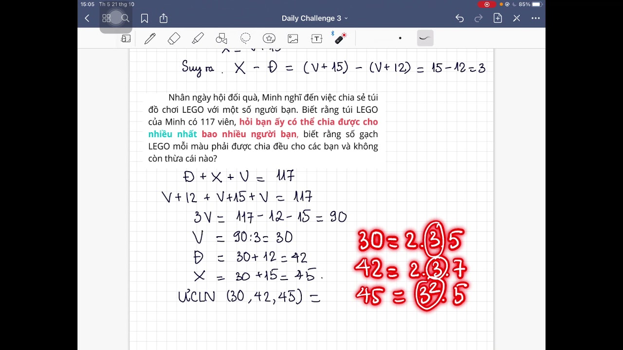 Maths G6 - Daily Challenge 3