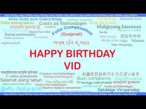 Vid   Languages Idiomas - Happy Birthday