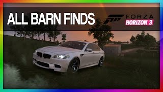 ALL BARN FINDS + LOCATIONS! - Forza Horizon 3 (Xbox One & PC)