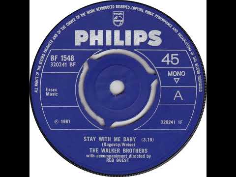 UK New Entry 1967 (41) The Walker Brothers - Stay With Me Baby