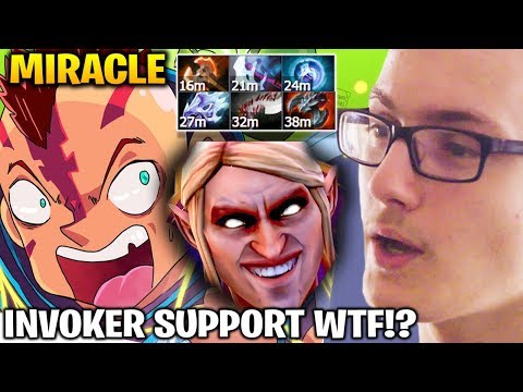 Miracle Anti Mage Farming Machine with Invoker Supporter WTF IS THIS ???