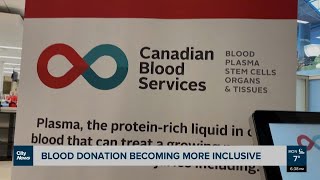 Blood donation becoming more inclusive in Calgary