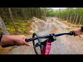 RIDING DOWNHILL FREERIDE LINES ON A DIRT JUMP BIKE FEELS INSANE