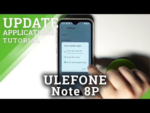 Stop Auto-Update App - Play Store Settings on ULEFONE Note 8P